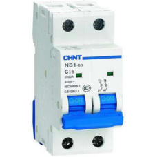 Interruptor automático magnetotérmico dos polos 10, 16, 20, 25 ó 40A (a elegir) CHINT